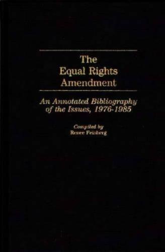 The Equal Rights Amendment