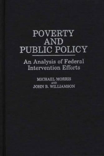 Poverty and Public Policy