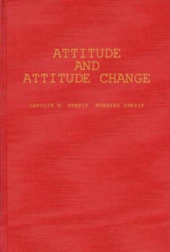 Attitude and Attitude Change