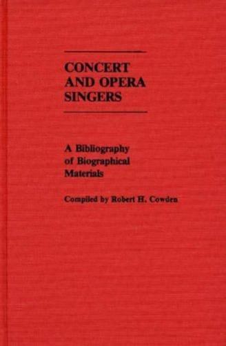 Concert and Opera Singers