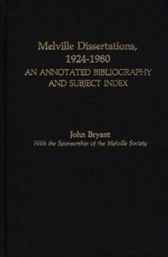 Melville Dissertations, 1924-1980