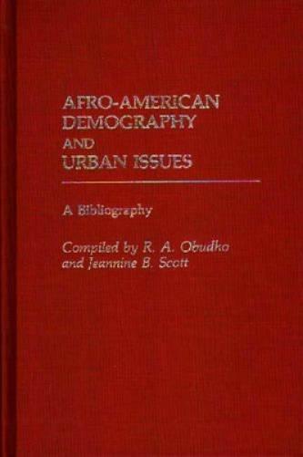 Afro-American Demography and Urban Issues