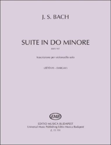 Suite in C Minor Bwv 997 Transcribed for Cello Solo