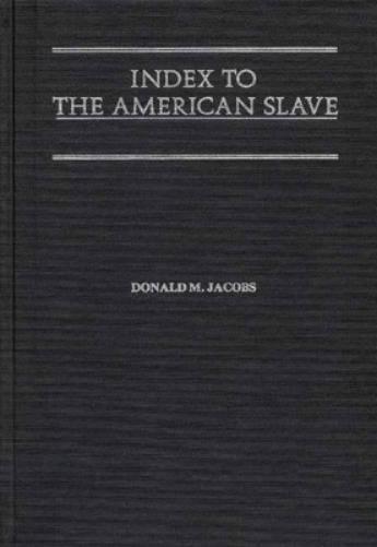 Index to The American Slave
