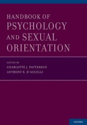 Handbook of Psychology and Sexual Orientation