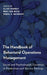 The Handbook of Behavioral Operations Management