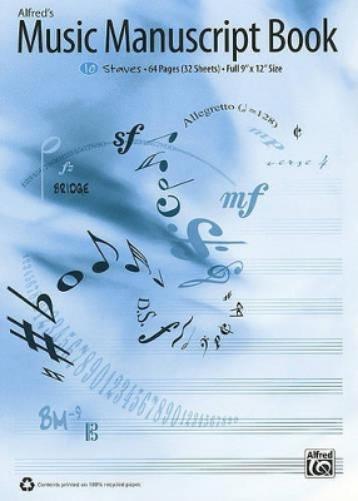 Alfred's Music Manuscript Book, 10-Stave