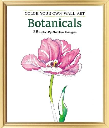 Color Your Own Wall Art Botanicals