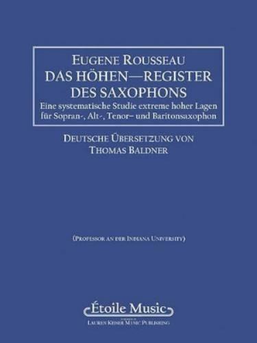 Saxophone High Tones - German Edition