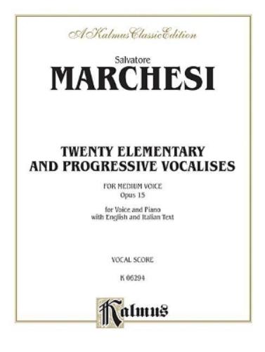 Marchesi Vocal Stud.Op.15 Med. V