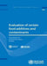 Evaluation of certain food contaminants