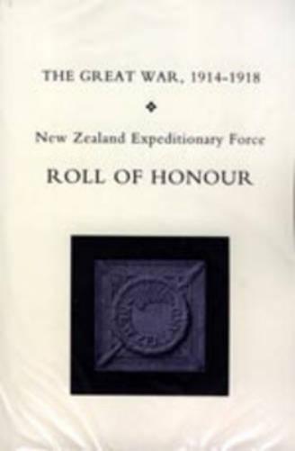 NZEF Roll of Honour, Great War 1914-1918