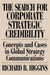 The Search for Corporate Strategic Credibility