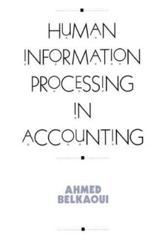 Human Information Processing in Accounting