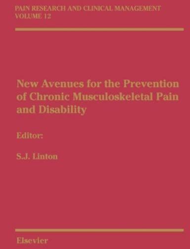 New Avenues for the Prevention of Chronic Musculoskeletal Pain