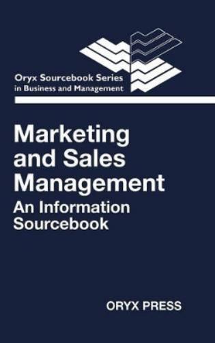 Marketing and Sales Management