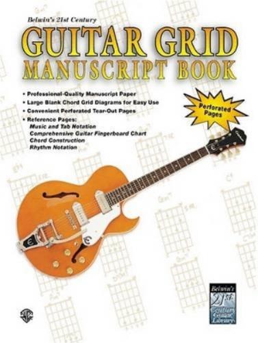 21st Century Guitar Grid Manuscript Book