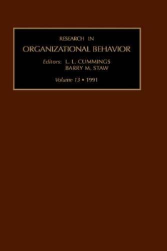 Research in Organizational Behavior