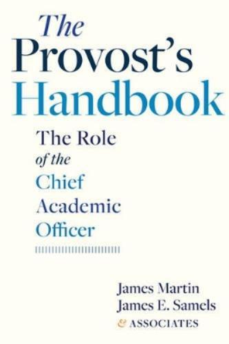 The Provost's Handbook