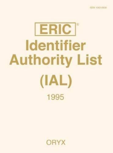 Eric Identifier Authority List (IAL) 1995