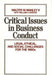Critical Issues in Business Conduct