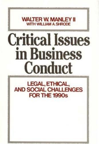 Critical Issues in Business Conduct