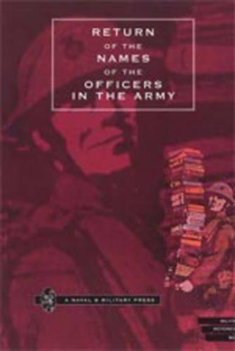 Return of the Names of the Officers in the Army Who Receive Pensions for the Loss of Limbs, or for Wounds Etc.