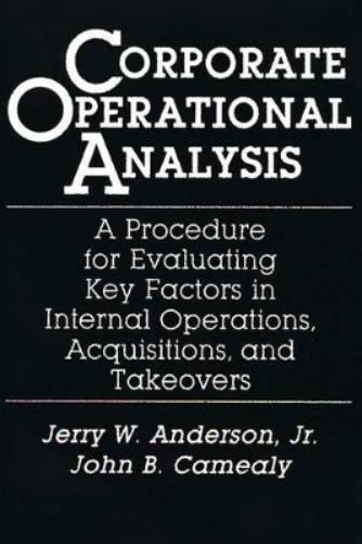 Corporate Operational Analysis