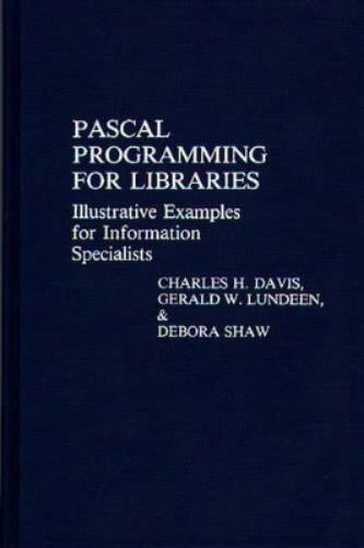 Pascal Programming for Libraries