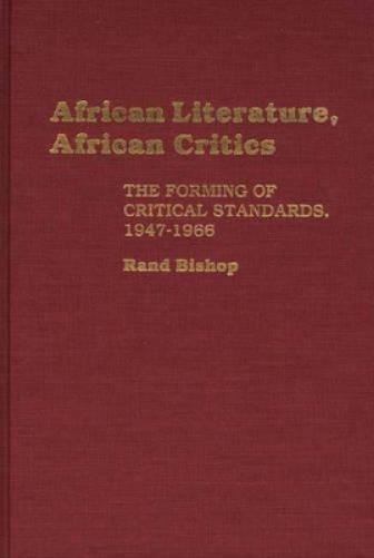 African Literature, African Critics