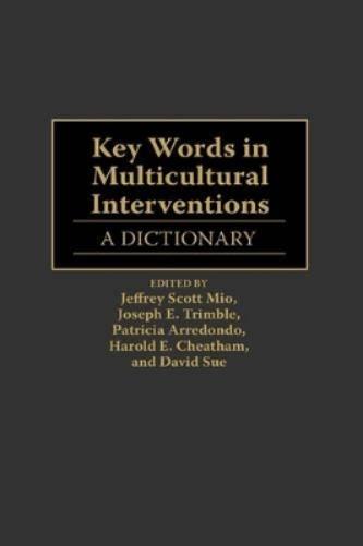 Key Words in Multicultural Interventions