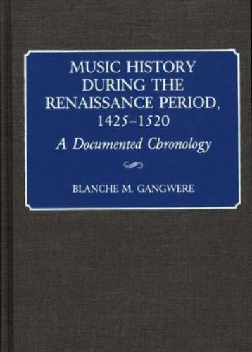 Music History During the Renaissance Period, 1425-1520