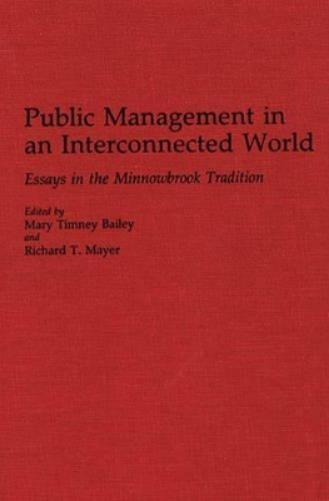 Public Management in an Interconnected World