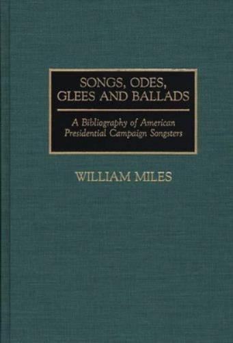 Songs, Odes, Glees, and Ballads