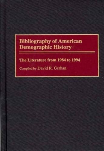 Bibliography of American Demographic History