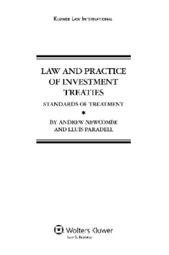 Law and Practice of Investment Treaties