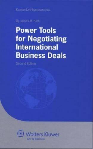 Power Tools for Negotiating International Business Deals