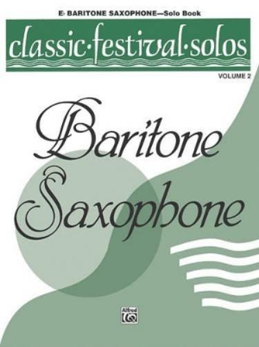 Classic Festival Solos, Bar Sax Vol. 2