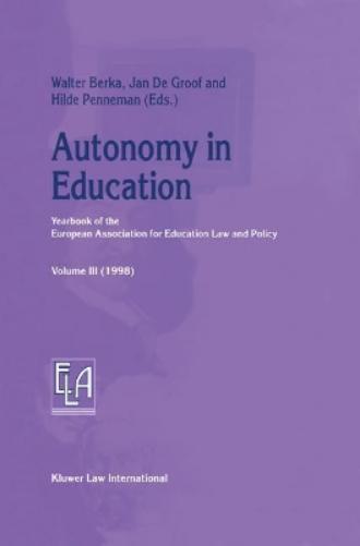 Autonomy in Education