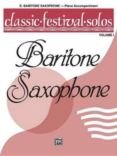 Classic Festival Solos, Bar Sax Vol 1 P-A
