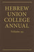 Hebrew Union College Annual Vol. 94 (2023)