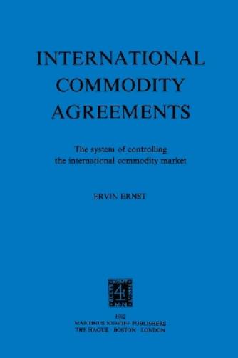 International Commodity Agreements