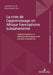 La Crise de l'Apprentissage En Afrique Francophone Subsaharienne