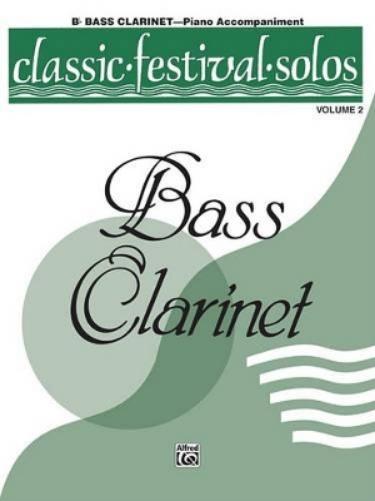 Classic Festival Solos-Bass Clarinet-V. 2 Pno Acc.