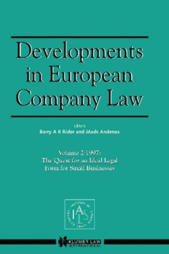 Developments in European Company Law
