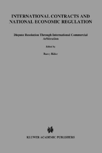 International Contracts and National Economic Regulation
