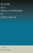 Religion as a Social Determinant of Public Health