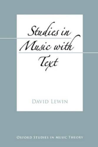 Studies in Music with Text