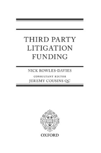 Third Party Litigation Funding
