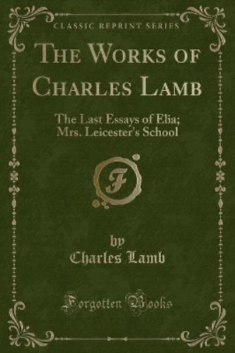 The Works of Charles Lamb